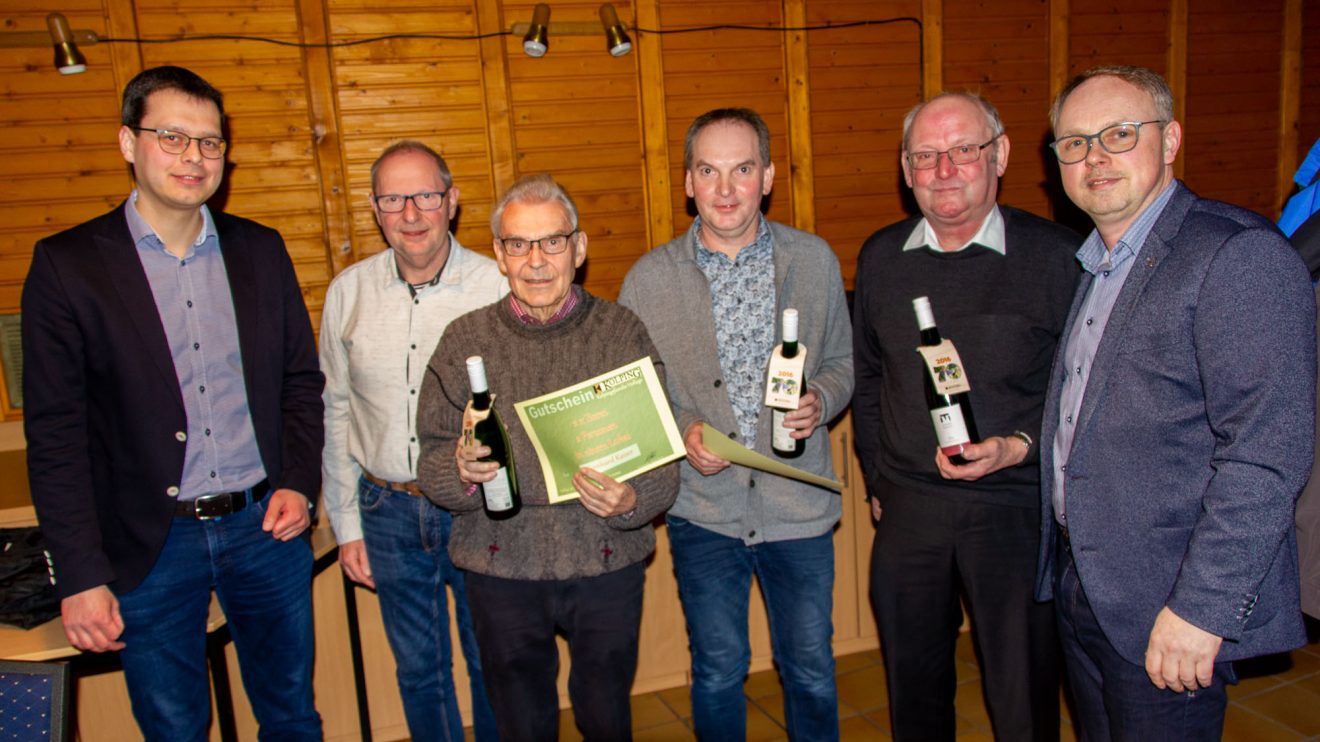 Verabschiedung von Bernhard Kaiser, Peter Glose und Rainer Hatke. Foto: André Thöle