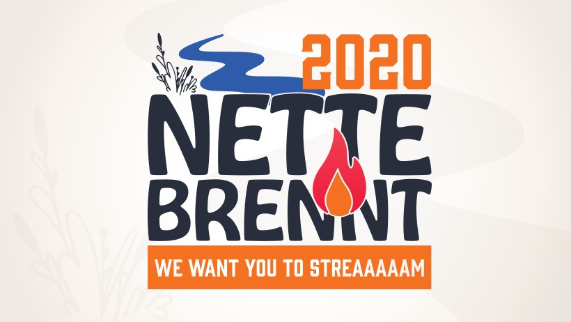 Das „Nette brennt“ 2020 Logo. Bild: Veranstalter