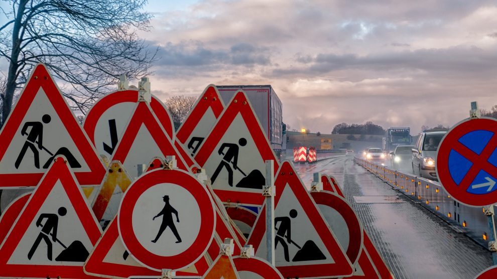 Auf der A1 kommt eine neue Baustelle bei Wallenhorst. Symbolfoto: Bruno/Germany / Pixabay