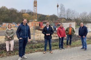 Setzen sich auch weiterhin für mehr „bezahlbaren Wohnraum“ in Wallenhorst ein: v.l. Sabine Steinkamp, Stefan Grothaus, Guido Pott, Hans Stegemann, Hubert Pohlmann und Norbert Hörnschemeyer. Foto: SPD Wallenhorst