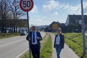 Die CDU Wallenhorst fordert Tempo „50“ in Rulle auf der L 109. Foto: Sara Tausch