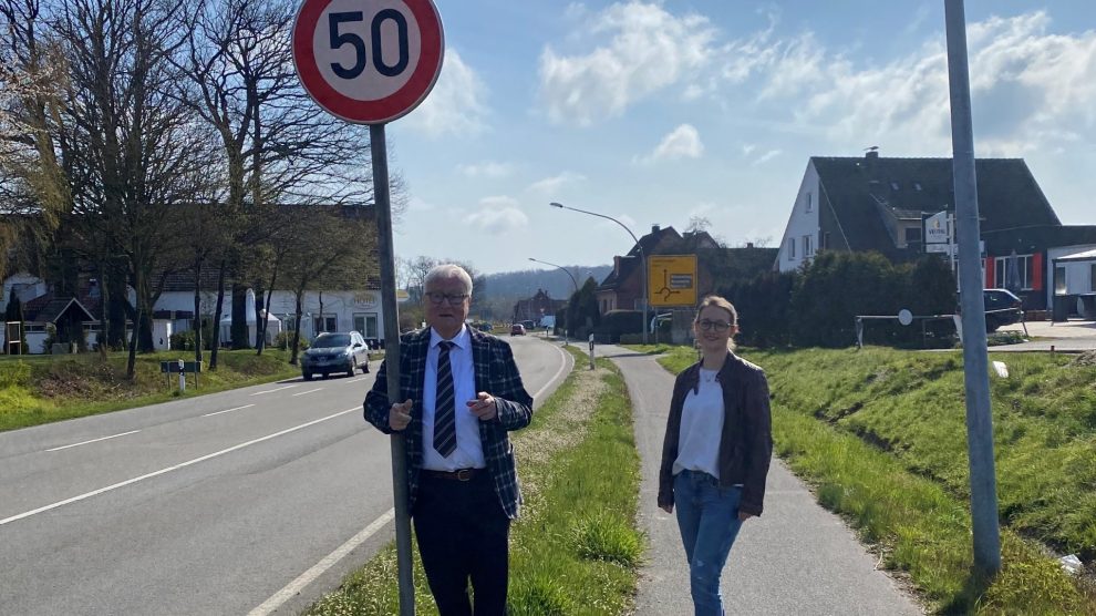 Die CDU Wallenhorst fordert Tempo „50“ in Rulle auf der L 109. Foto: Sara Tausch