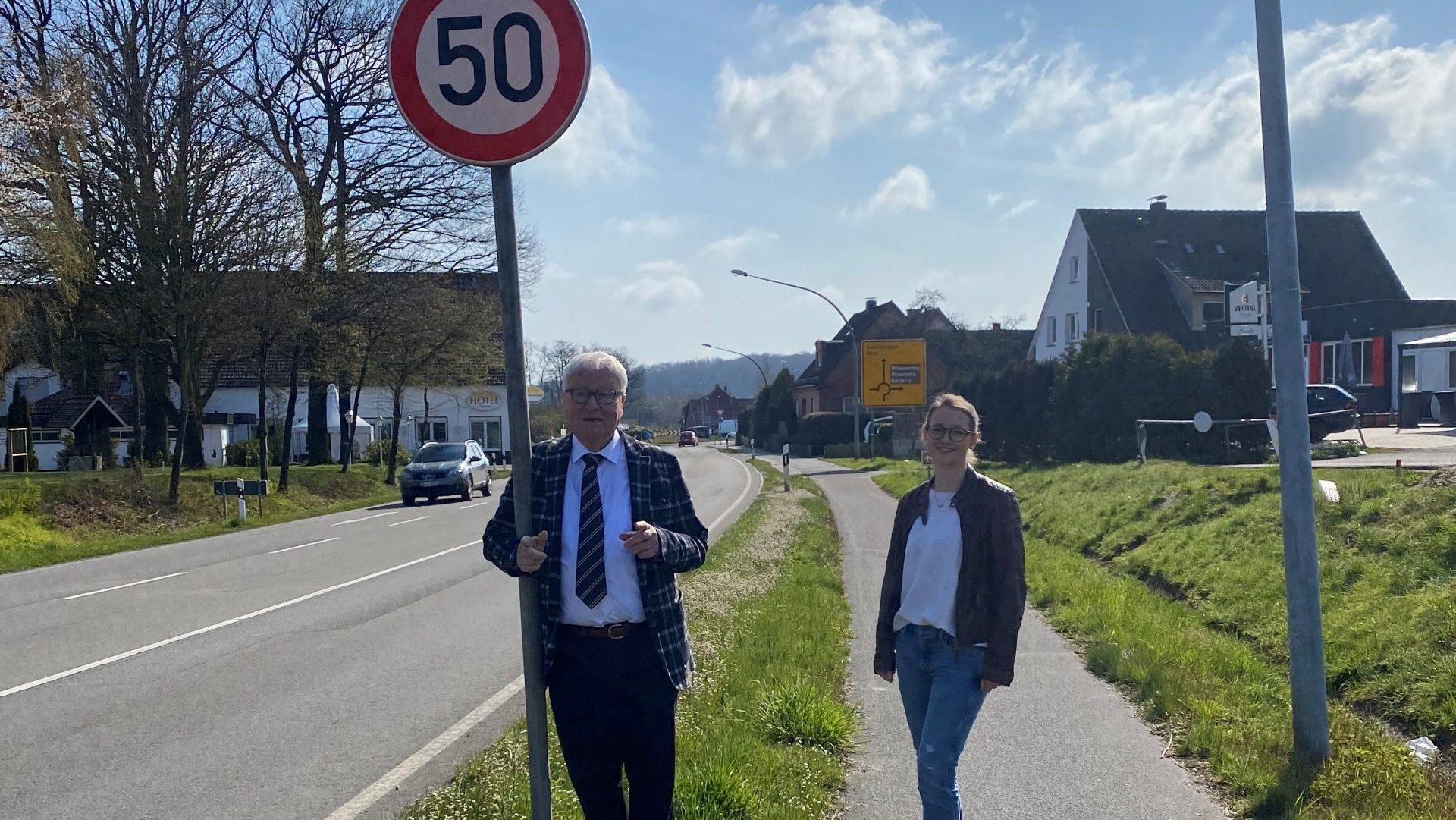 Die CDU Wallenhorst fordert Tempo „50“ in Rulle auf der L 109. Foto: Sara Tausch