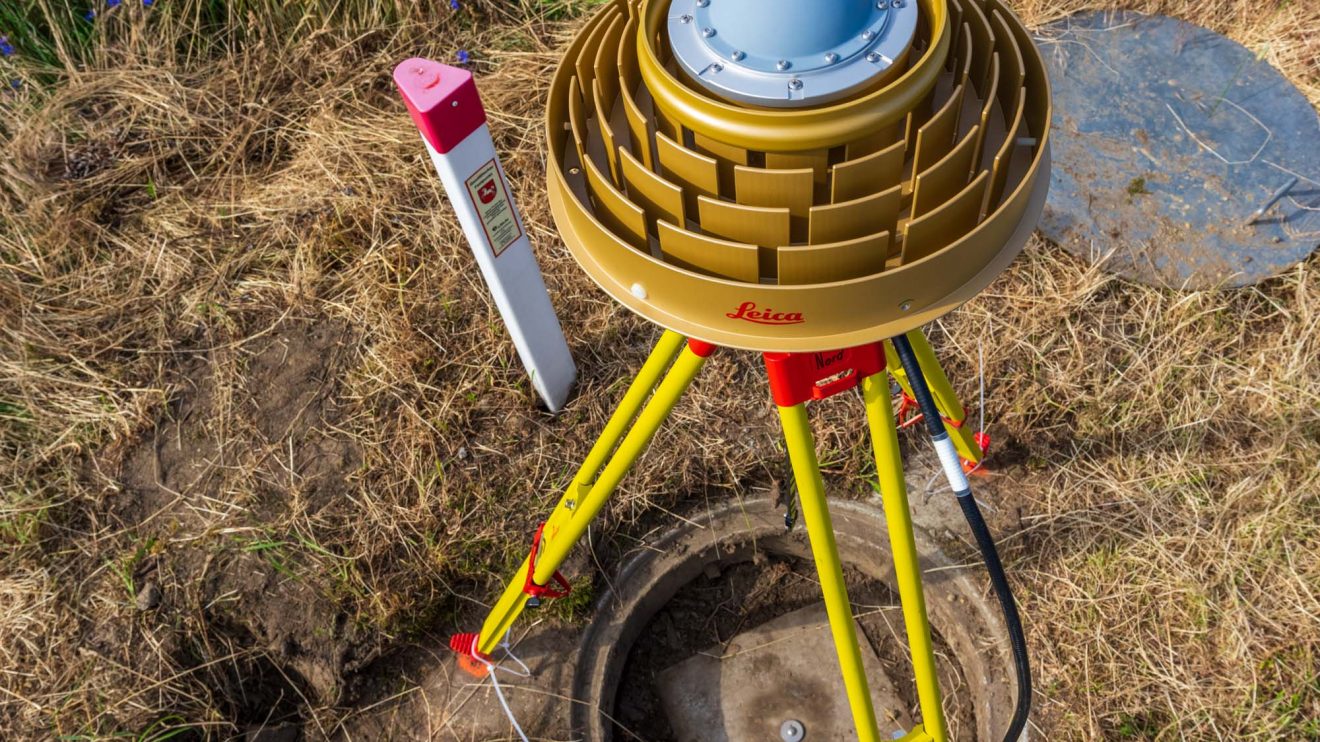 Die Vermessung erfolgt mit modernster Satellitentechnik. Foto: André Thöle / Gemeinde Wallenhorst