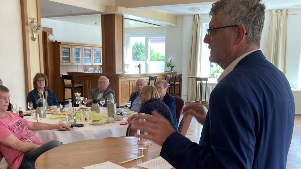 Zu Beginn des Bundestagswahlkampfes konnte die Wallenhorster CDU Christian Haase, den kommunalpolitischen Sprecher der CDU/CSU Bundestagsfraktion in Wallenhorst begrüßen. Foto: CDU-Gemeindeverband