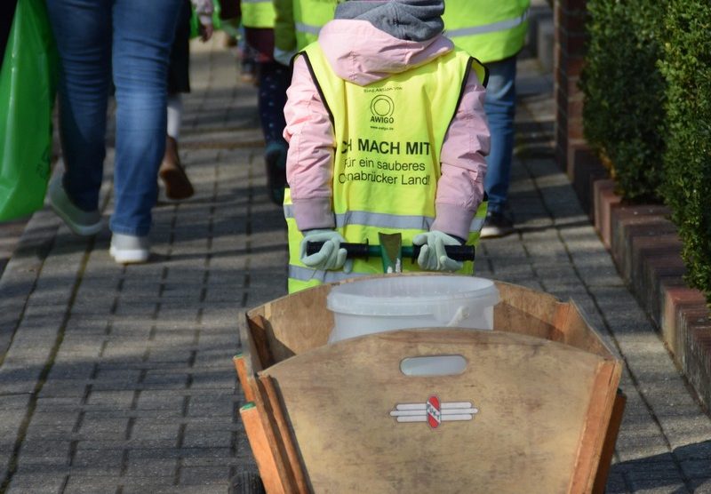 Parallel zum World Cleanup Day 2021 soll landkreisweit ebenfalls wieder Abfall gesammelt werden. Foto: Kindergarten Venne