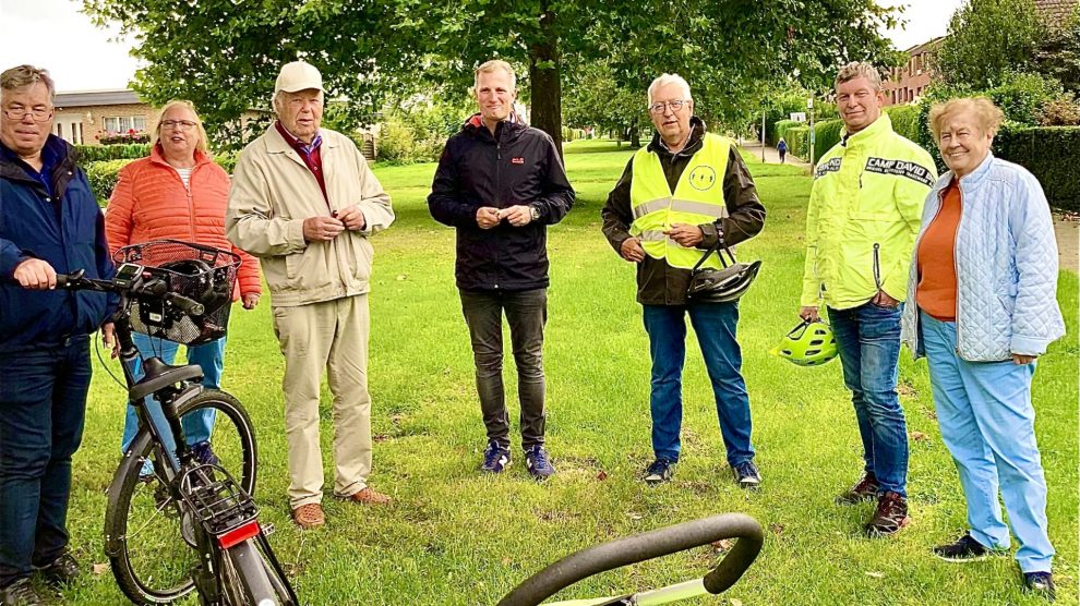 Die CDU Wallenhorst auf Radtour durch alle Ortsteile. Foto: Maria Bertke