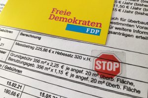 Ein klares STOP-Zeichen gegen höhere Gemeindesteuern. Symbolbild: FDP Wallenhorst