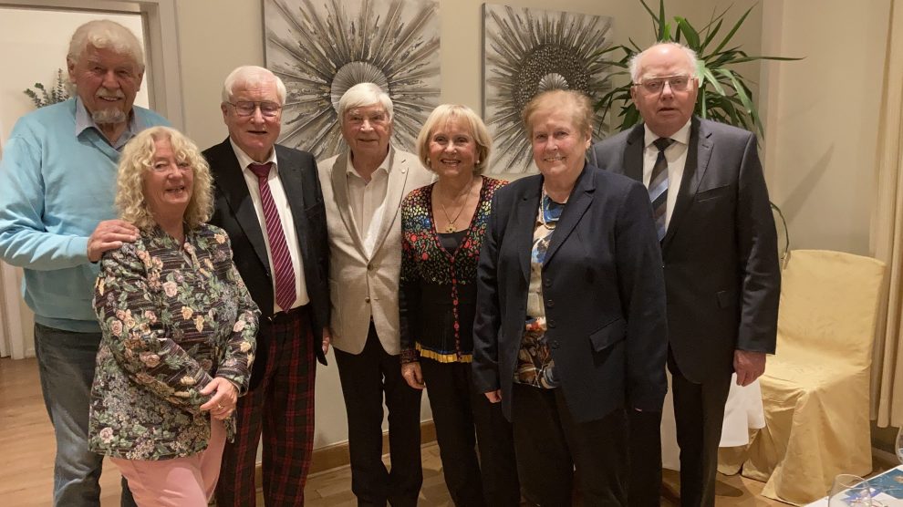 Heinz Kramer, Gisela Kramer, Alfred Lindner, Baldur Reul, Ingrid Reul, Marlies Robben und Wilhelm Robben (v.l.n.r.). Foto: Senioren Union CDU-Wallenhorst