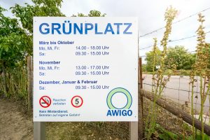 Ab Dezember gelten neue Öffnungszeiten für die Wintermonate und Samstage auf den 27 AWIGO-Grünplätzen im Landkreis. Foto: A.W. Sobott