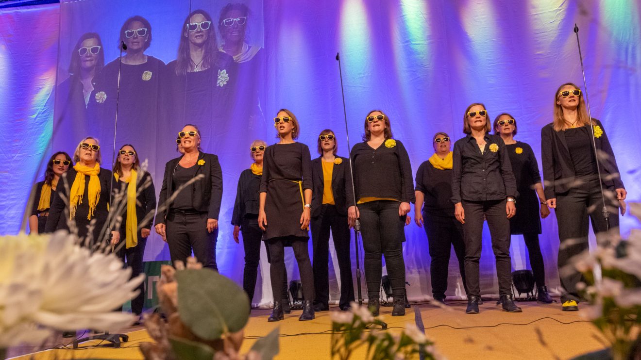 Der Osnabrücker Frauenchor „Yellow“. Foto: André Thöle / Gemeinde Wallenhorst