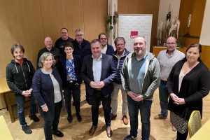 Der neugewählte Vorstand der SPD Wallenhorst geht motiviert in das Jahr der Landtagswahl. Foto: SPD Wallenhorst