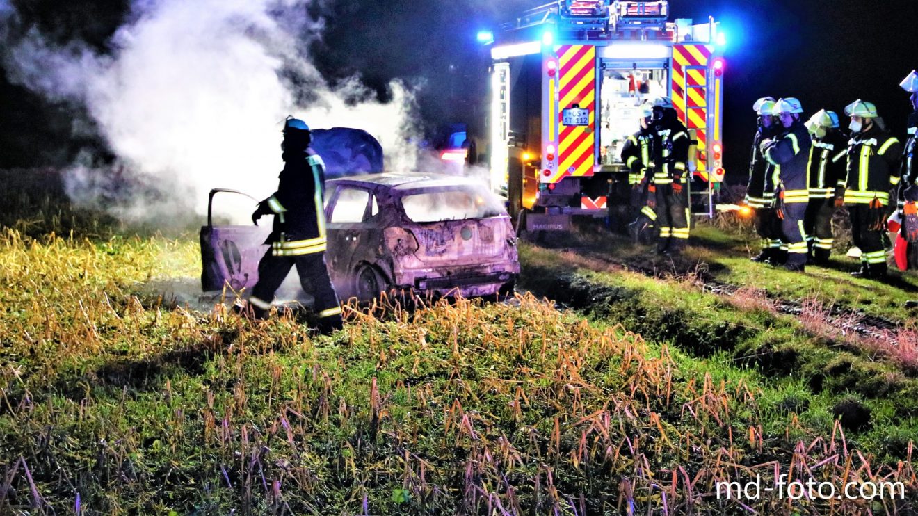 Feuerwehreinsatz in der Barlage in Wallenhorst-Hollage. Foto: Marc Dallmöller / md-foto.com