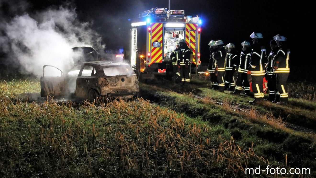 Feuerwehreinsatz in der Barlage in Wallenhorst-Hollage. Foto: Marc Dallmöller / md-foto.com