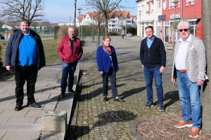 Mitglieder der CDU-Fraktion im Wallenhorster Zentrum. Foto: privat