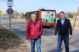 Ernst August Schulterobben und Andre Budke am Boerskamp. Foto: privat