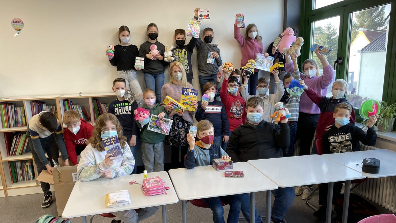 Die Hilfsaktion der Osnabrücker Thomas-Morus-Schule. Foto: TMS