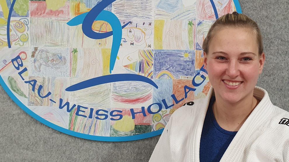 Sarah Lehmann von Blau-Weiss Hollage ist als „Vereinsheldin 2021“ durch den Landessportbund Niedersachsen ausgezeichnet worden. Foto: Blau-Weiss Hollage