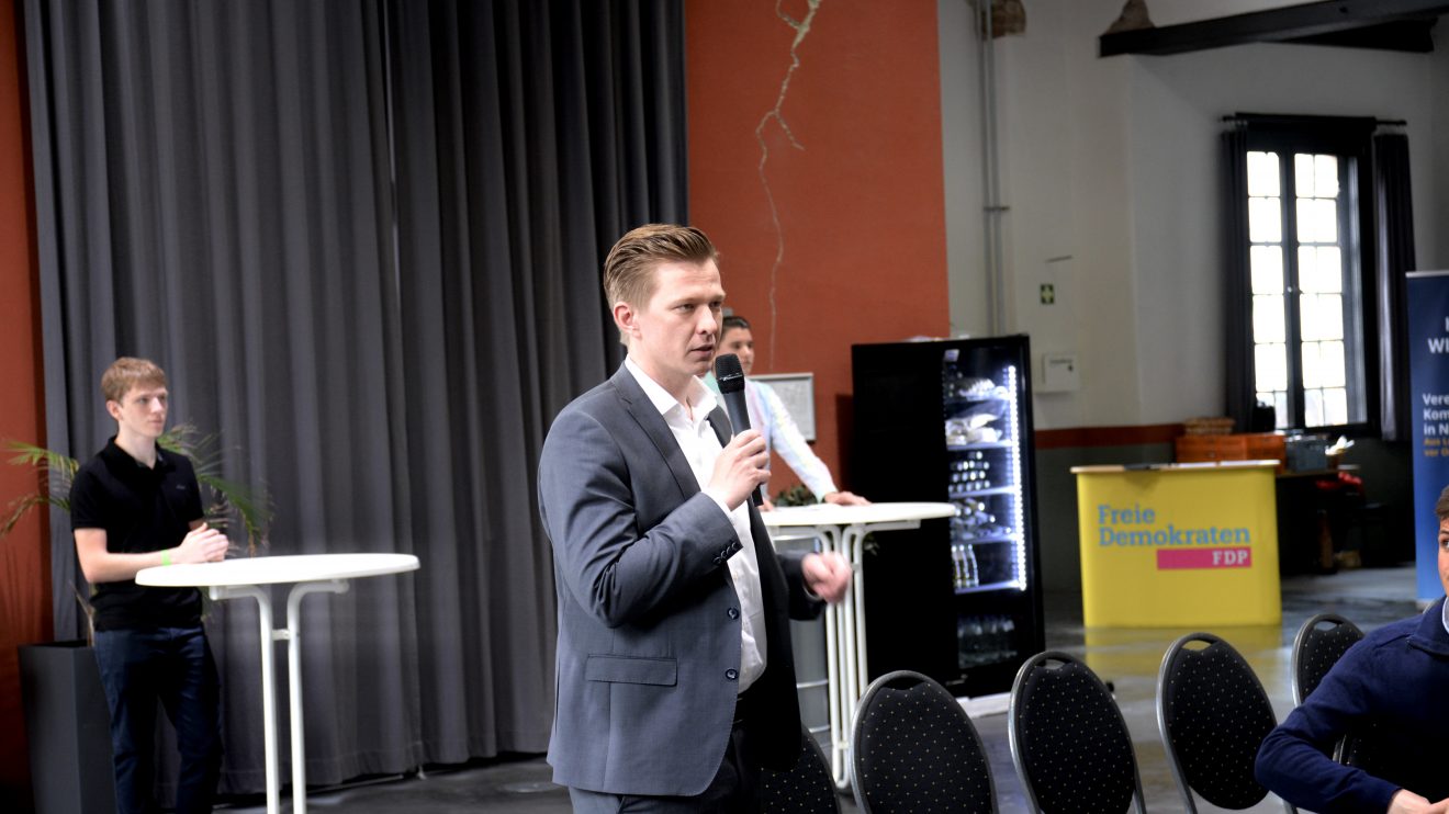 Matthias Seestern-Pauly (MdB, FDP) beim Kreiskongress der Jungen Liberalen Osnabrück-Land. Foto: Junge Liberale Osnabrück-Land