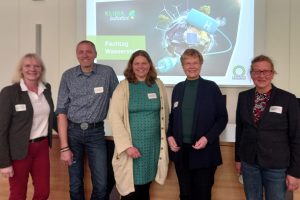 Petra Funke, Claus Kanke, Birgit Wortmann, Dr. Maria Entrup-Henemann, Ellen Akkermann (alle Kreistagsabgeordnete Bündnis 90 / Die Grünen). Foto: Ellen Akkermann