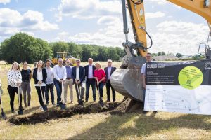 Spatenstich für den neuen Recyclinghof in Wallenhorst. Foto: Swaantje Hehmann