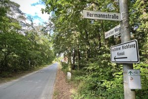 Der Radverkehr Richtung Kanal wird über die Hermannstraße und den Dörnter Weg umgeleitet Foto: Volker Holtmeyer