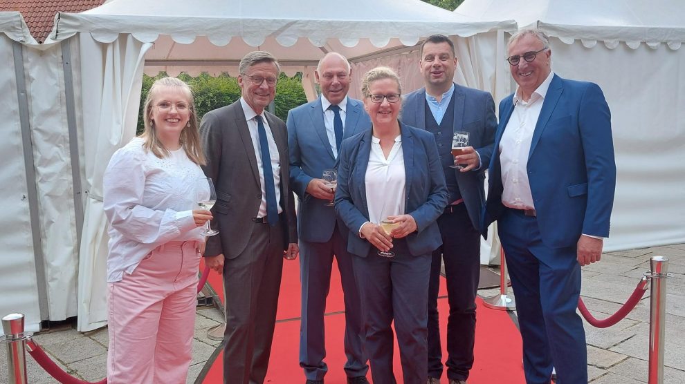 Lili Sasse, Otto Steinkamp, Rüdiger Schulz, Ellen Akkermann, Alexander Strehl und Christoph Ströer. Foto: Lilian-Ruth Sasse