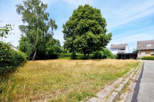 Auf dem ehemaligen Spielplatz an der Feuerbachstraße soll ein Wohnhaus mit zwei Wohneinheiten entstehen. Foto: Aileen Kuhnert / Gemeinde Wallenhorst