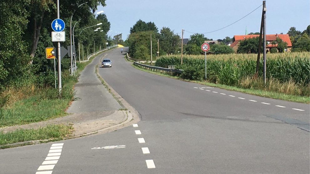 Auf Antrag der CDU-Fraktion soll es zu einer Verbesserung der Verkehrssicherheit auf der Straße ´Boerskamp´ zwischen Lechtingen und Wallenhorst kommen. Foto: CDU Wallenhorst