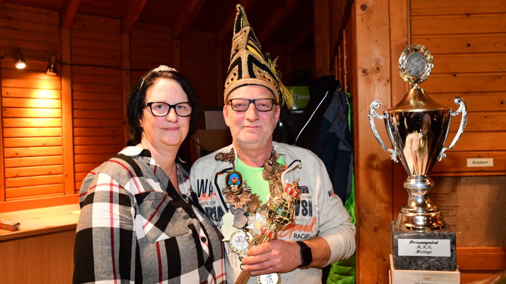 KKC-Prinzenpaar 2022/2023: Ute und Stefan Vogelsang. Foto: Kurt Flegel / Kolpingsfamilie Hollage