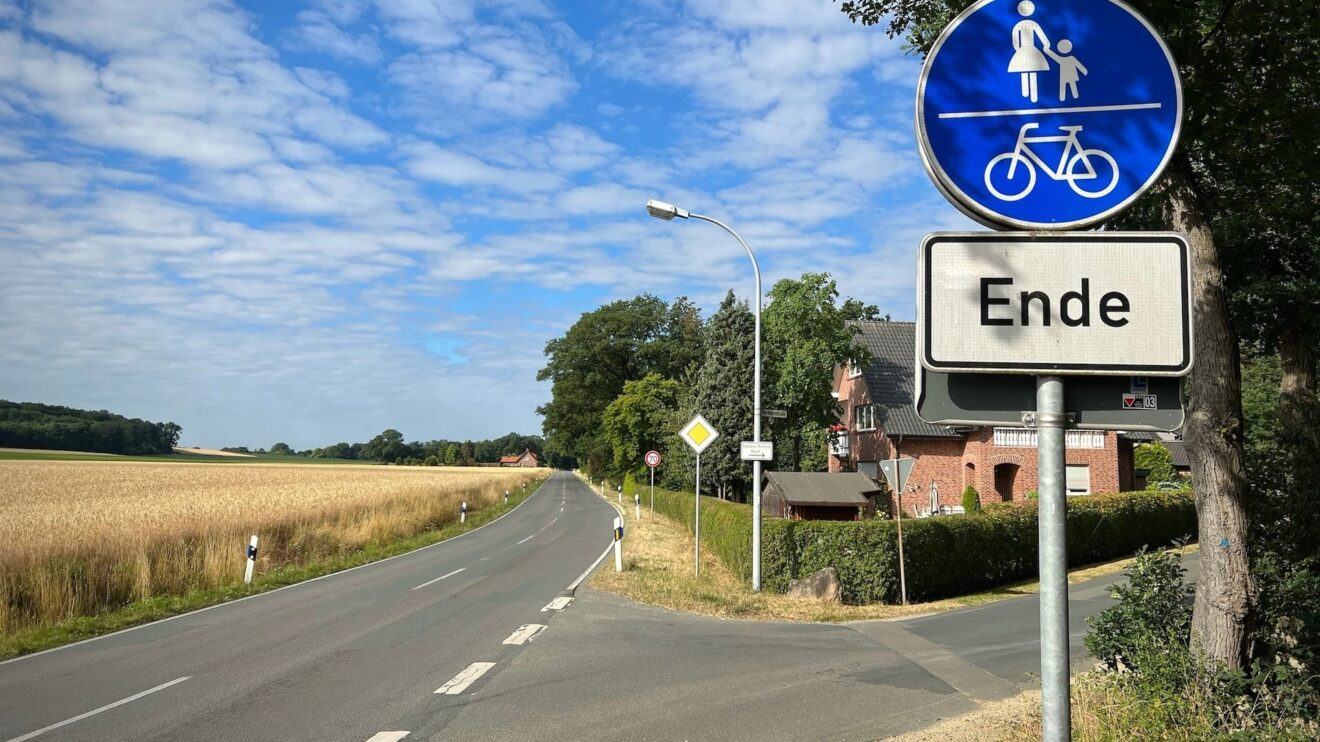 Eine Fahrradstraße von Hollage in Richtung Halen? Foto: Volker Holtmeyer