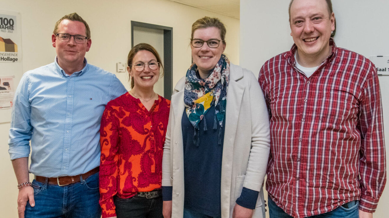 Neu im Vorstand (von links): Alexander Kühl, Eva Heggemann-Rolfes, Martina Unland und Christian Hettwer. Foto: André Thöle