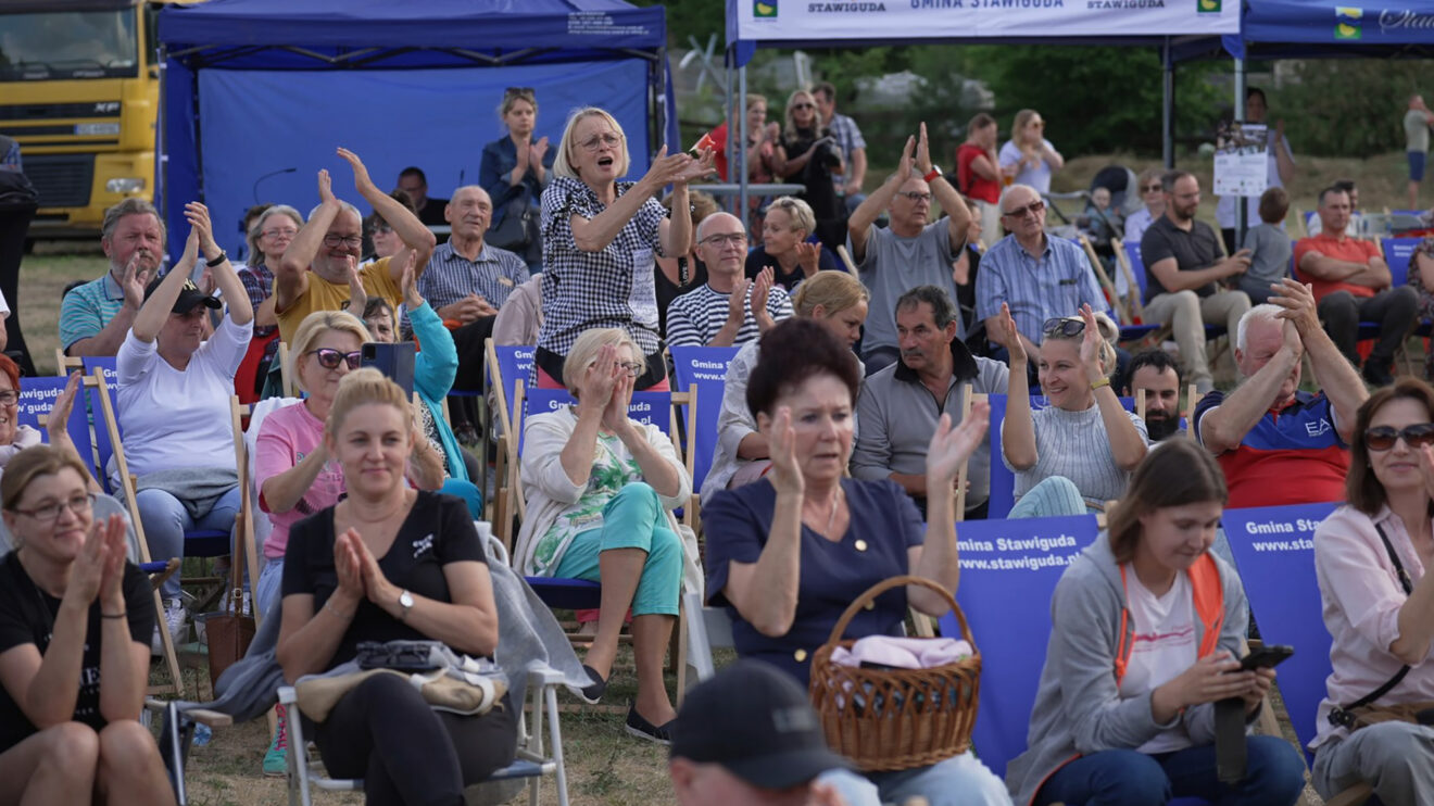 Lockere Festivalatmosphäre und gute Stimmung vor der Bühne. Foto: Gemeinde Stawiguda