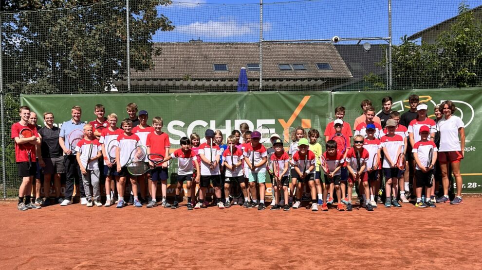 17 Jugendmannschaften starteten in diesem Frühjahr in die Punktspielsaison im Tennis des TSV Wallenhorst. Foto: TSV Wallenhorst