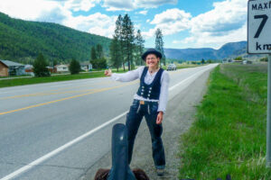 Johanna Röh war als Tischlergesellin vier Jahre lang auf der Walz, wie hier in Kanada. Foto: Johanna Röh