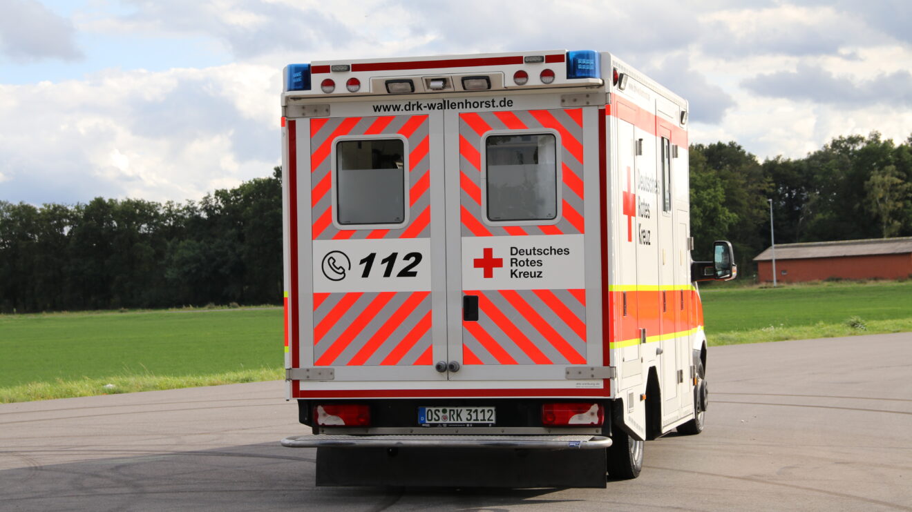 Der neue Rettungswagen (RTW) des DRK Wallenhorst. Foto: Marc Dallmöller