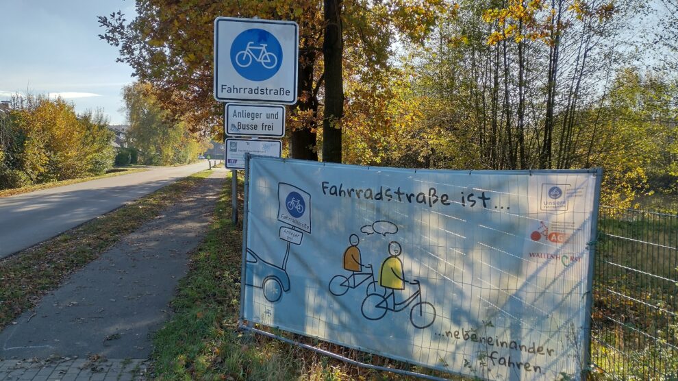 An der Fahrradstraße in Lechtingen steigt die Verkehrsbelastung. Foto: FDP Wallenhorst