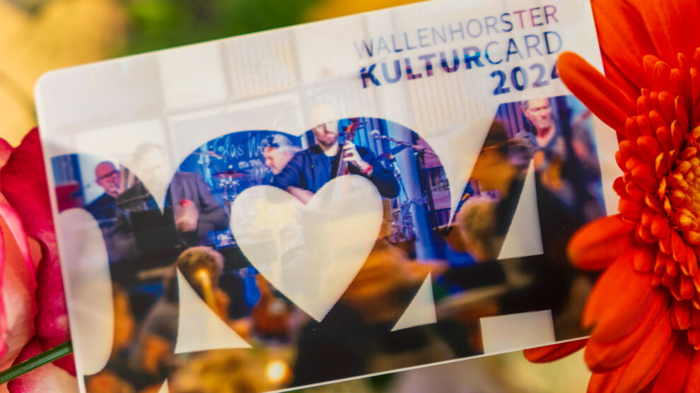 Das perfekte Geschenk – für andere oder für sich selbst: die Wallenhorster Kulturcard. Foto: André Thöle