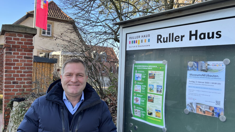 Wallenhorsts Landtagsabgeordneter Guido Pott freut sich über die Förderung für das Ruller Haus. Foto: H. Chmiel (Büro Guido Pott)