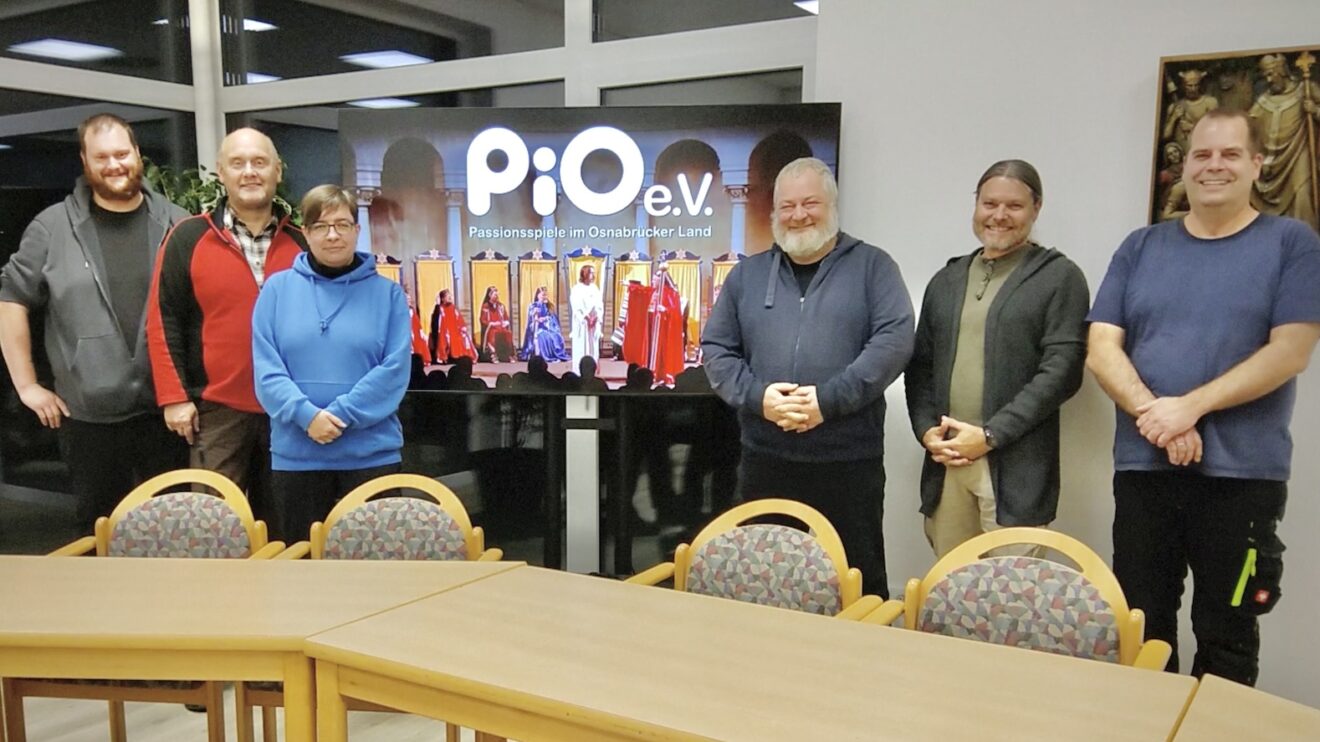 Der Vorstand des PiO e.V.: Daniel Ruther, Reinhard Dopheide, Christine Schulte-Silberkuhl (Kassiererin), Maik Schoske, Volker Holtmeyer (2. Vorsitzender) und Ingo Witte (1. Vorsitzender). Foto: PiO e.V.