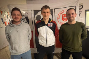 v.l. Trainer Hendrik Renken, Torwart-Trainer Patrick Heumann und Trainer Daniel Fuhrmann. Foto: JSG Lechtingen-Wallenhorst