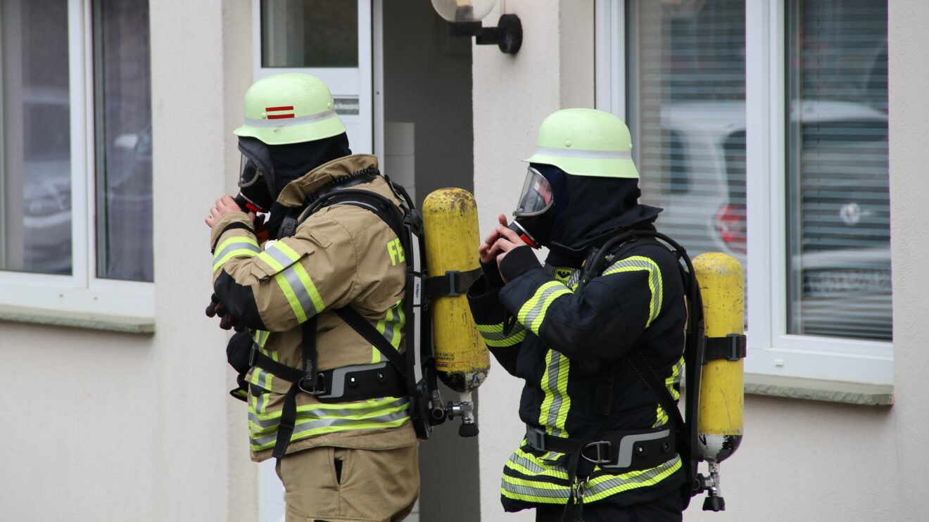 Einsatz für die Feuerwehren aus Wallenhorst und Rulle im Ortsteil Lechtingen am Dienstagmittag. Foto: Marc Dallmöller / md-foto.com