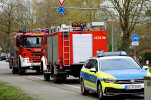 Einsatz für die Feuerwehren aus Wallenhorst und Rulle im Ortsteil Lechtingen am Dienstagmittag. Foto: Marc Dallmöller / md-foto.com