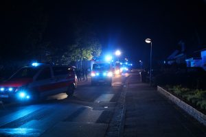 Verkehrsunfall in Wallenhorst am Sportplatz mit Alkohol, aber ohne gültige Fahrerlaubnis. Foto: md-foto.com