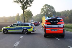 Ein schwerer Verkehrsunfall ereignete sich am Freitagmorgen auf der Ruller Straße. Foto: Marc Dallmöller / md-foto.com