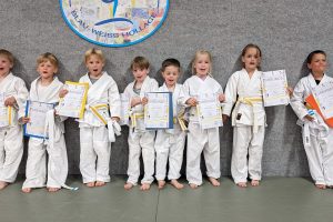 Die Nachwuchs-Judoka von Blau-Weiss Hollage. Foto: Blau-Weiss Hollage