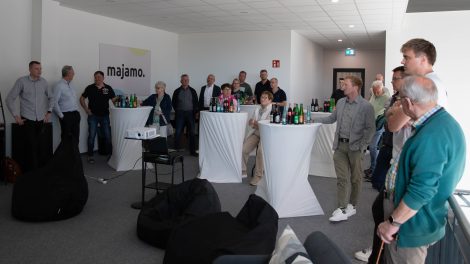Offene CDW-Fraktion bei der majamo GmbH in Bramsche-Schleptrup. Foto: CDW Wallenhorst