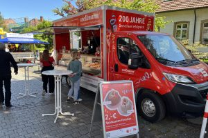 Der Tortentruck wird am Freitag auf der Wallenhorster Klib anzutreffen sein. Foto: M. Bley/Sparkasse Osnabrück