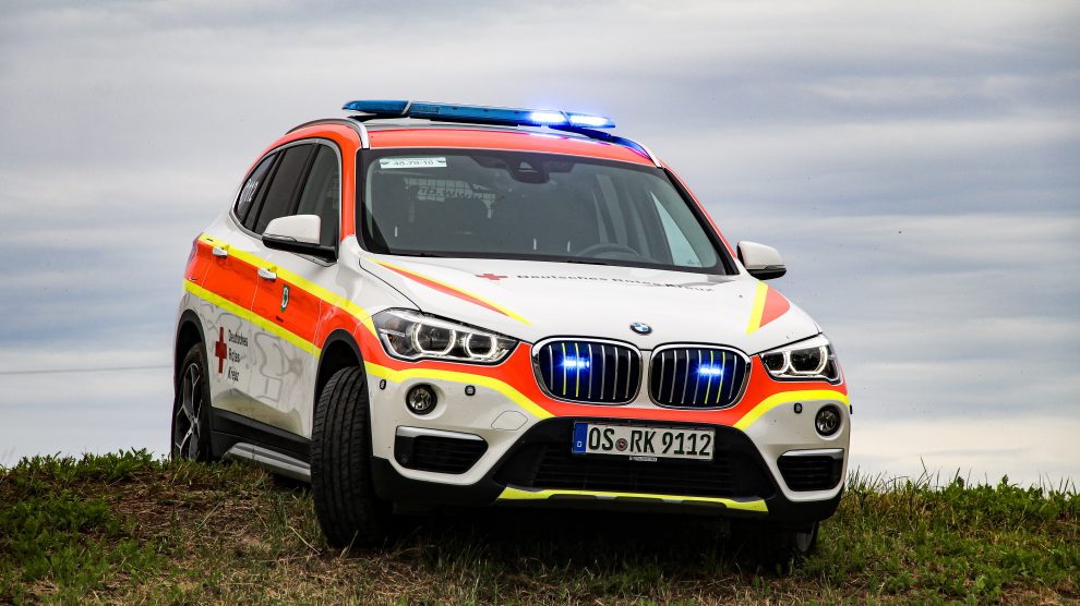 Ein Fahrzeug der Sanitäter vor Ort (SavO) des DRK Wallenhorst war auch im Einsatz. Symbolfoto: Marc Dallmöller / md-foto.com