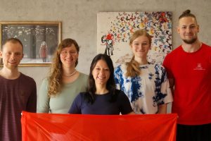Philipp Laabs, Fabienne Schröder, Lisa Böge, Lilith Lenze und Erik Frerker gründen die Linke Ortsgruppe Wallenhorst. Foto: Die Linke Wallenhorst